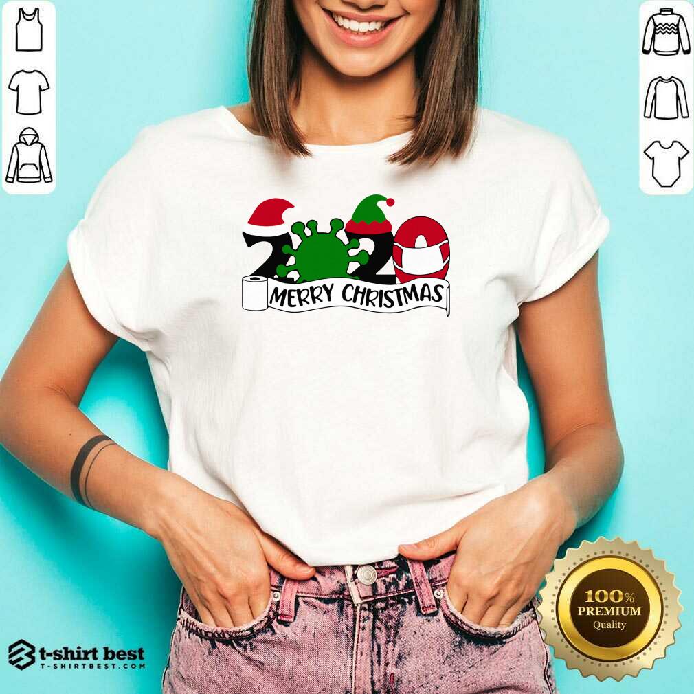 Official Merry Christmas 2020 Santa Elf Coronavirus Shirt