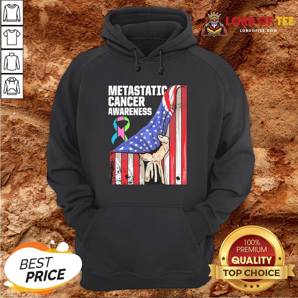Official Metastatic Cancer Awareness American Flag Shirt