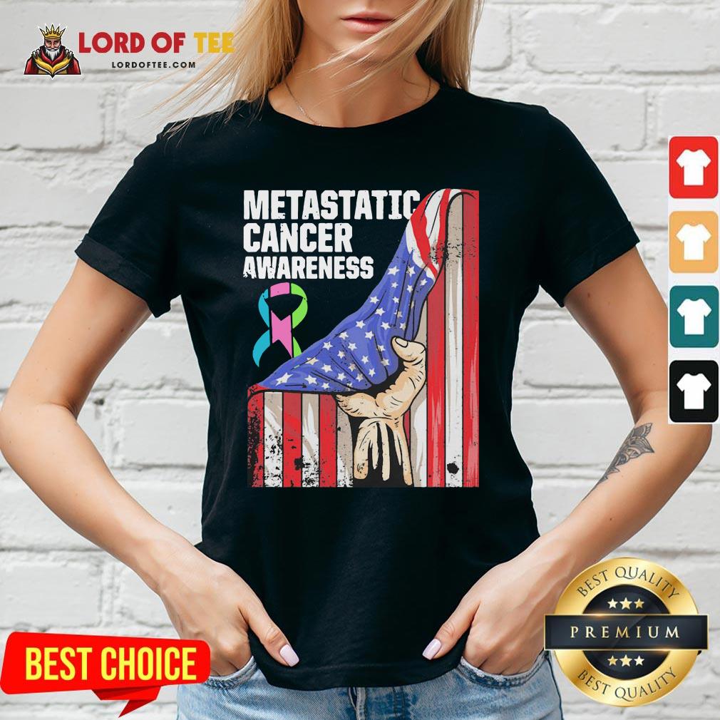 Official Metastatic Cancer Awareness American Flag Shirt