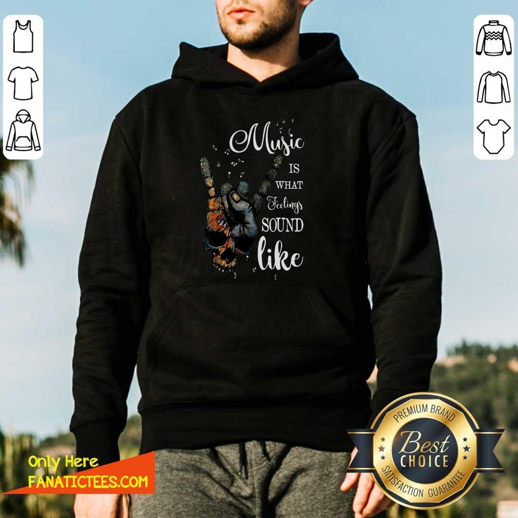Official Music Is What Feelings Sound Like Peace Shirt