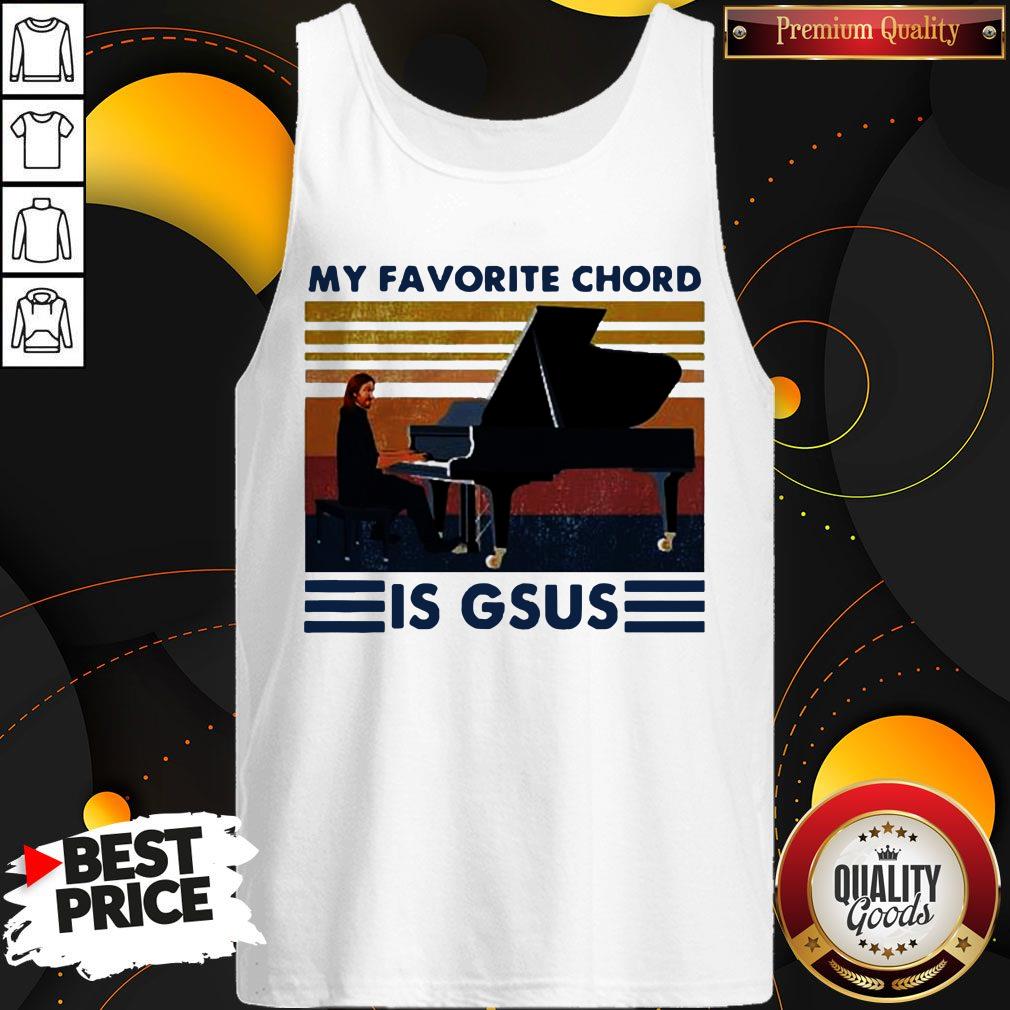 Official My Favorite Chord Is Gsus Vintage Shirt