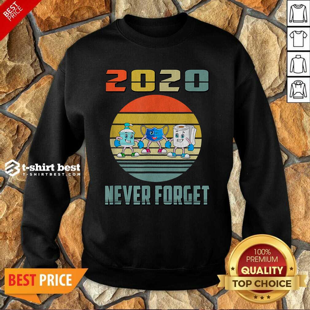 Official Never Forget 2020 Mask Toilet Paper Vintage Shirt