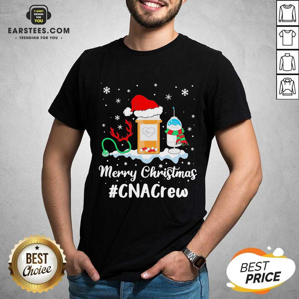 Official Nurse Santa Vaccine Merry Christmas #CNA Crew Shirt