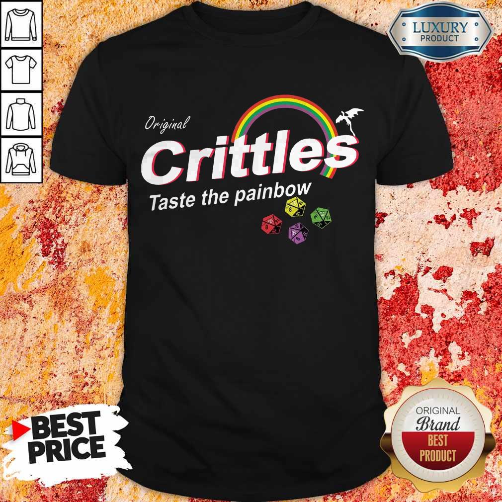 Official Original Crittles Taste The Painbow Shirt