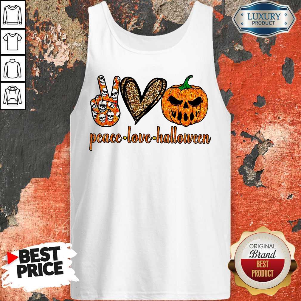 Official Peace Love Halloween Shirt