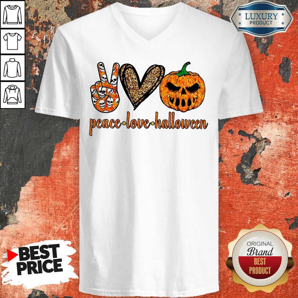 Official Peace Love Halloween Shirt