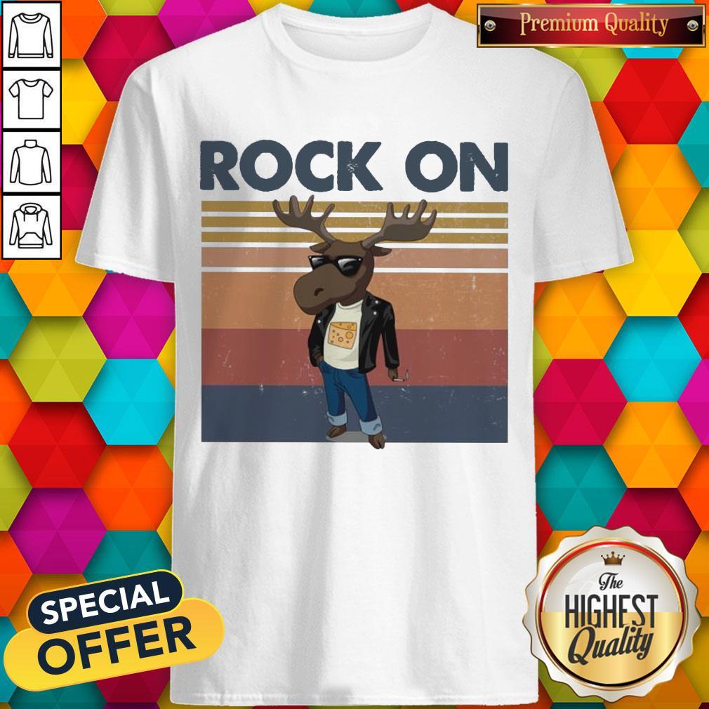 Official Reindeer Rock On Vintage Shirt
