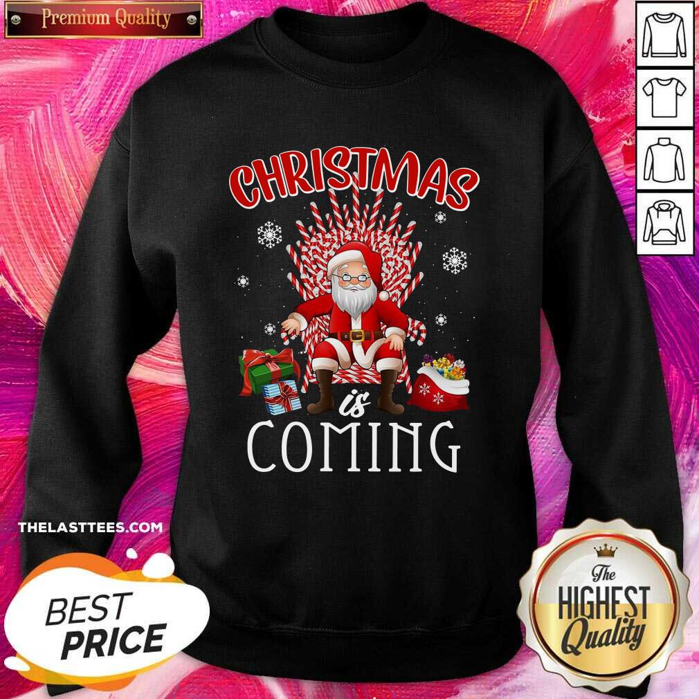 Official Santa Claus Christmas Is Coming Shirt