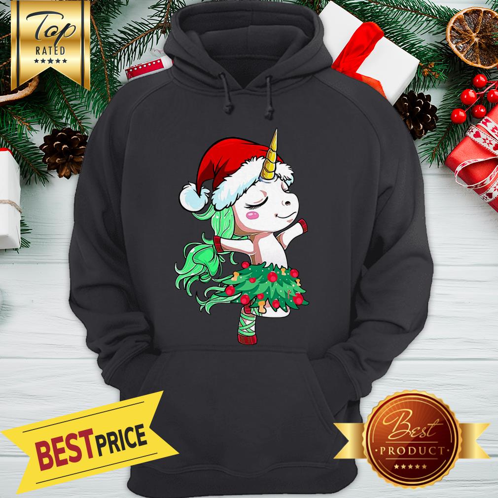 Official Santa Unicorn Christmas Tree Dance Shirt