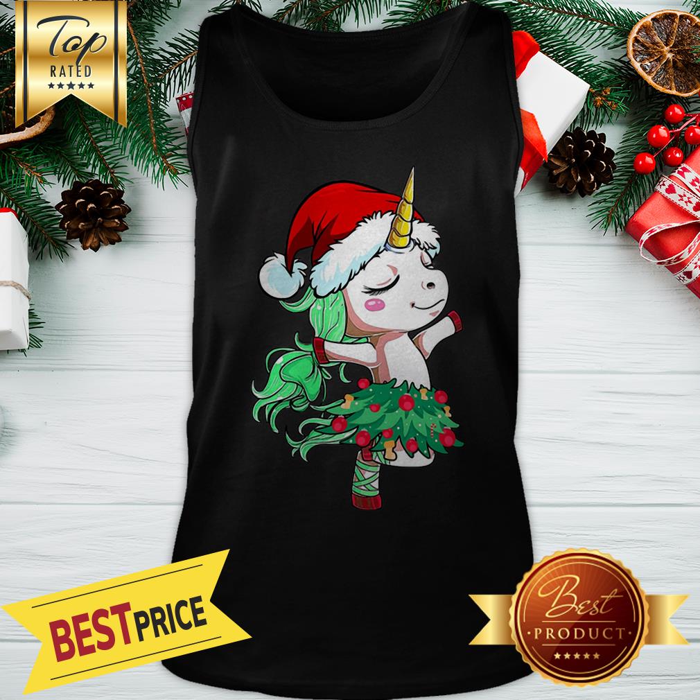 Official Santa Unicorn Christmas Tree Dance Shirt