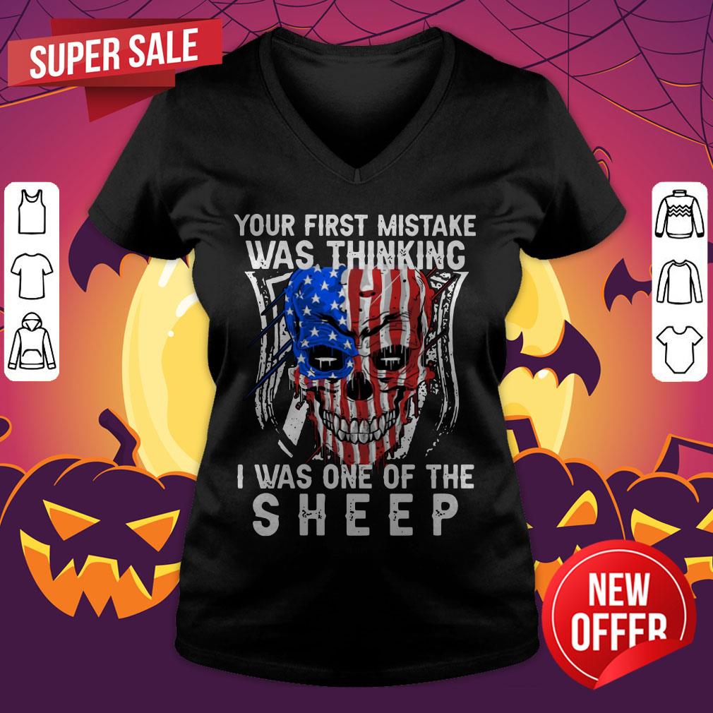 official-skull-american-flag-your-first-mistake-was-thinking-i-was-one-of-the-sheep-v-neck.jpg