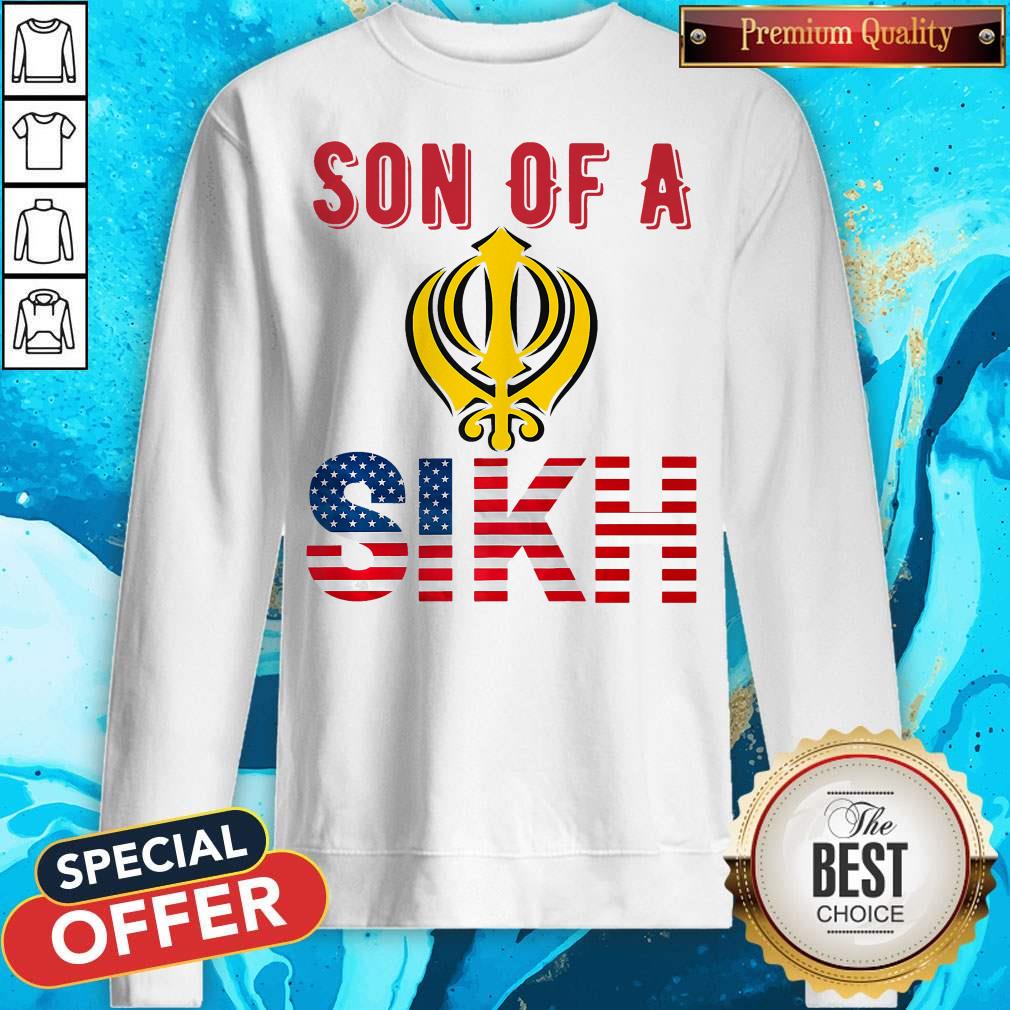 Official Son Of A Sikh Proud American Flag Shirt