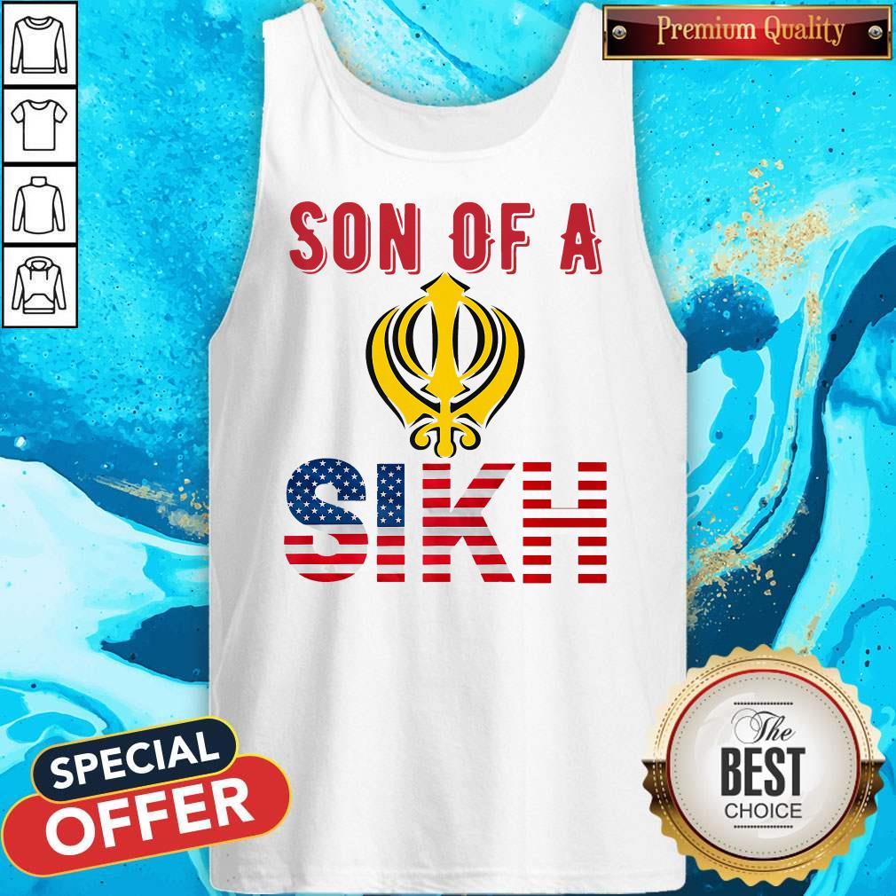 Official Son Of A Sikh Proud American Flag Shirt