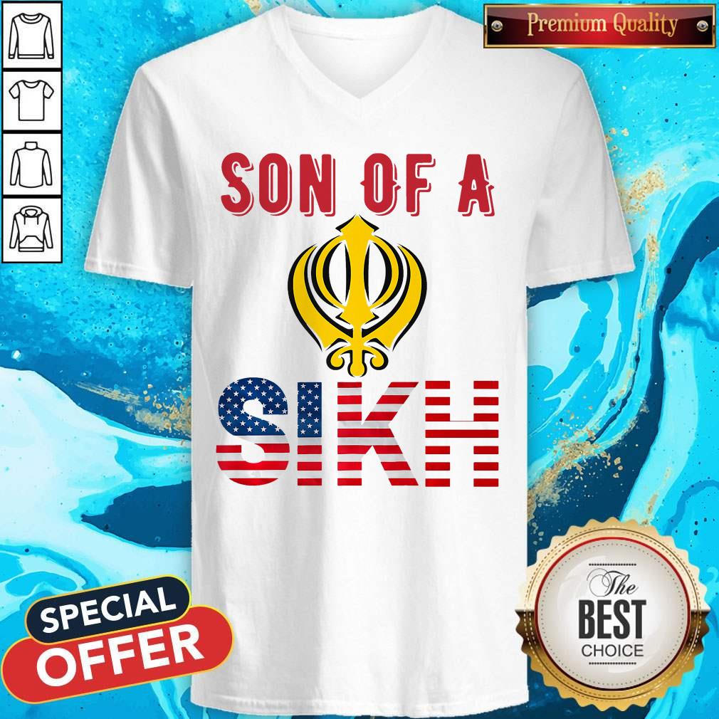 Official Son Of A Sikh Proud American Flag Shirt