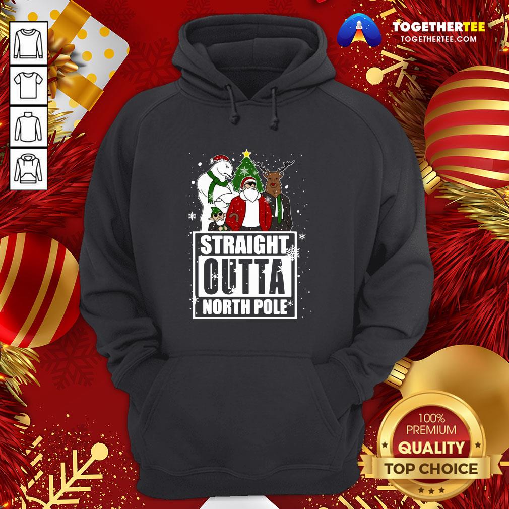 Official Straight Outta North Pole Christmas Shirt