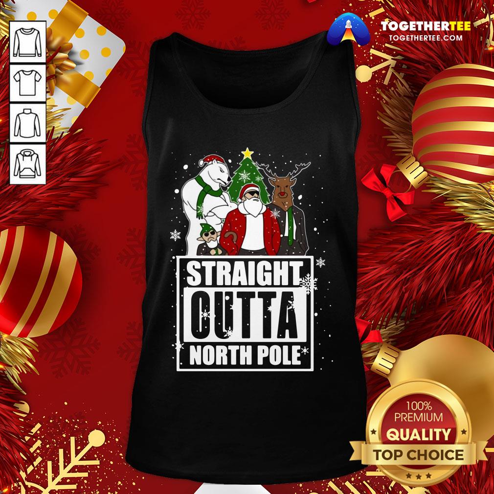 Official Straight Outta North Pole Christmas Shirt