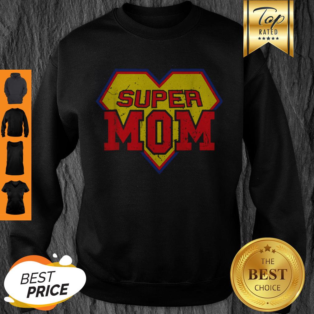 Official Super Mom Funny Superhero Mother’s Day Gift Shirt