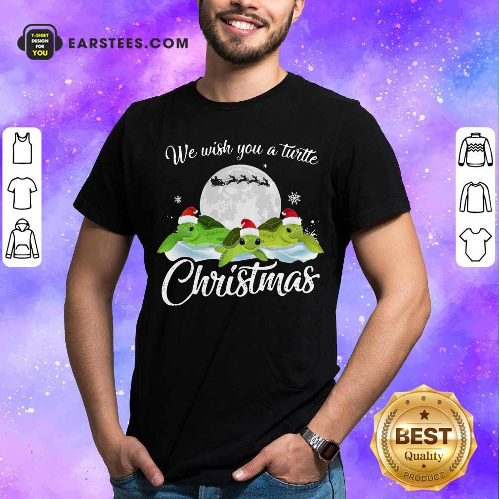 Official Turtles Santa We Wish You A Turtle Christmas Shirt