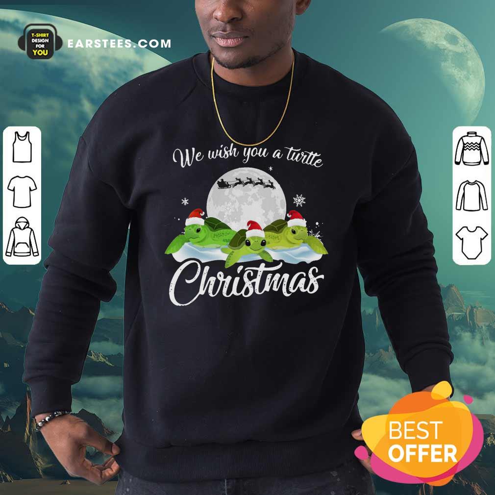 Official Turtles Santa We Wish You A Turtle Christmas Shirt