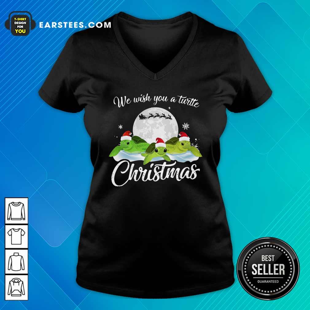 Official Turtles Santa We Wish You A Turtle Christmas Shirt