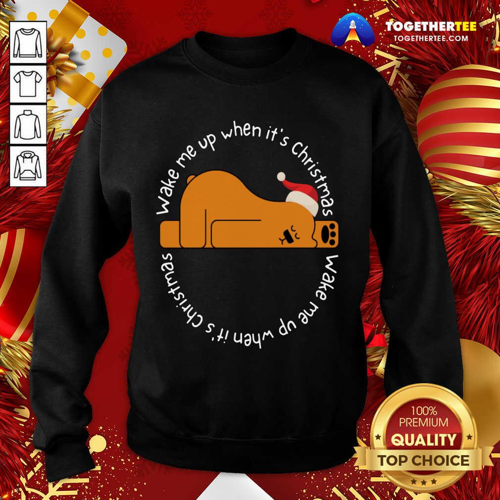 Official Wake Me Up When It's Christmas T-Shirt