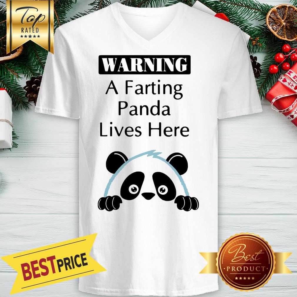 Official Warning A Parting Panda Lives Here Shirt