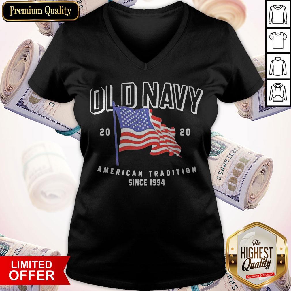 Old Navy American Tradition Since 1994 Flag Shirt
