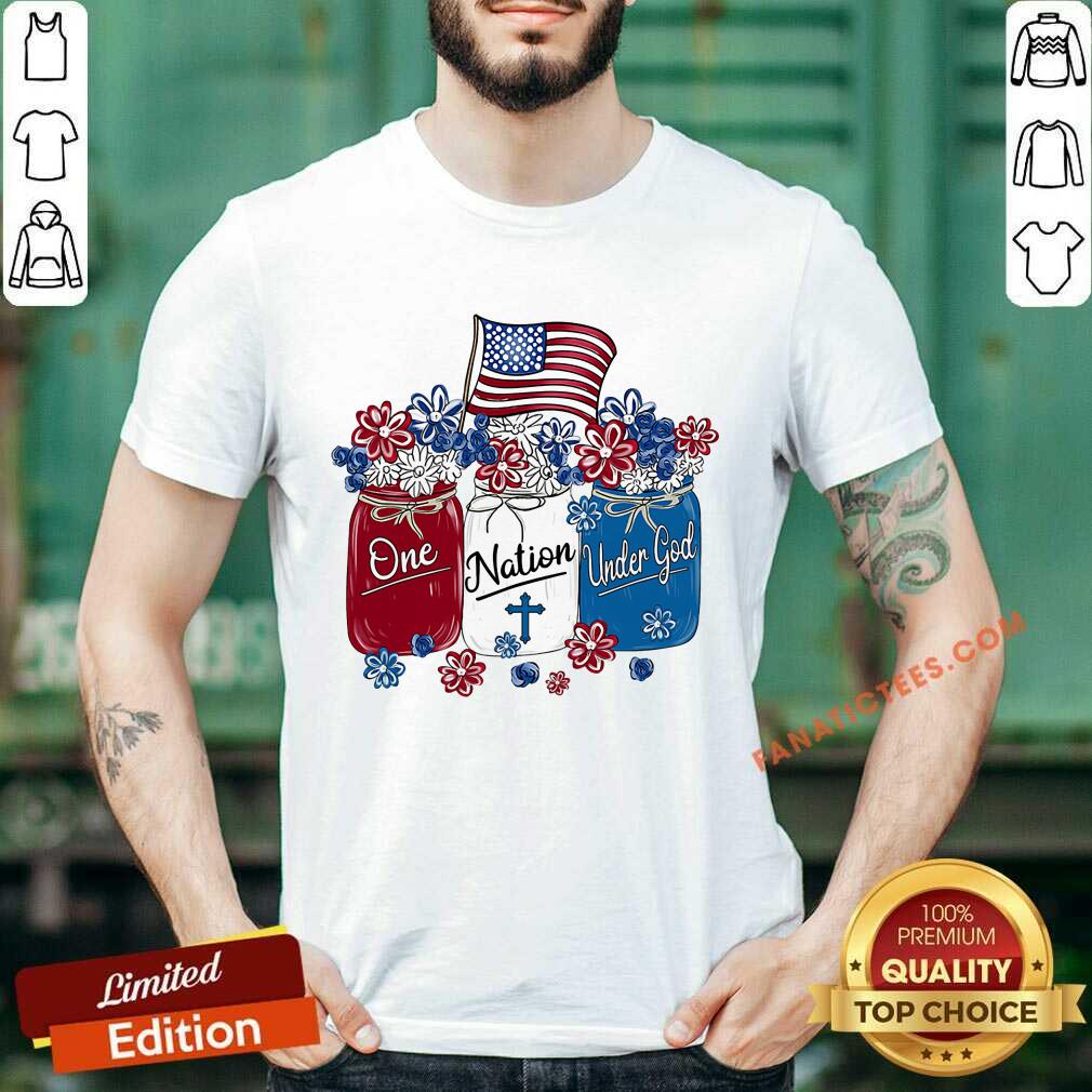 One Nation Under God American Flag Shirt