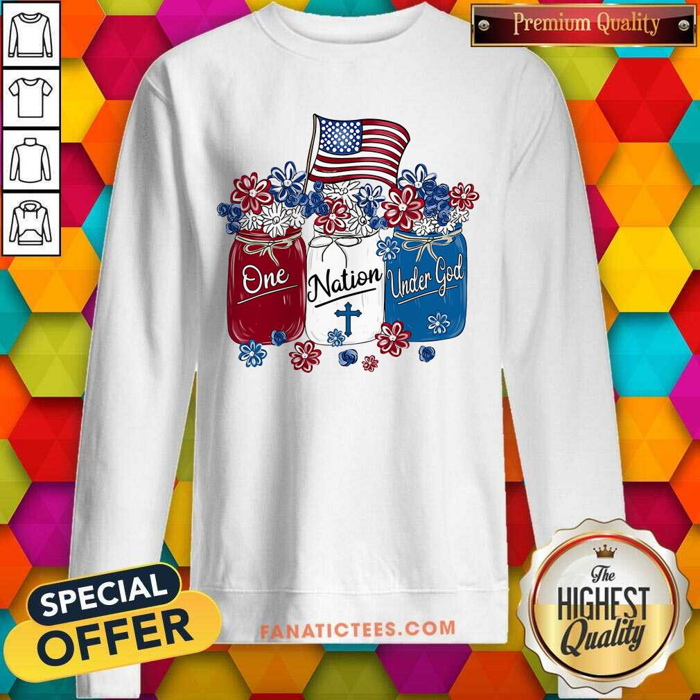 One Nation Under God American Flag Shirt