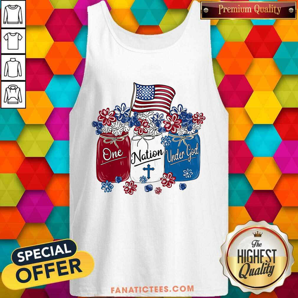 One Nation Under God American Flag Shirt