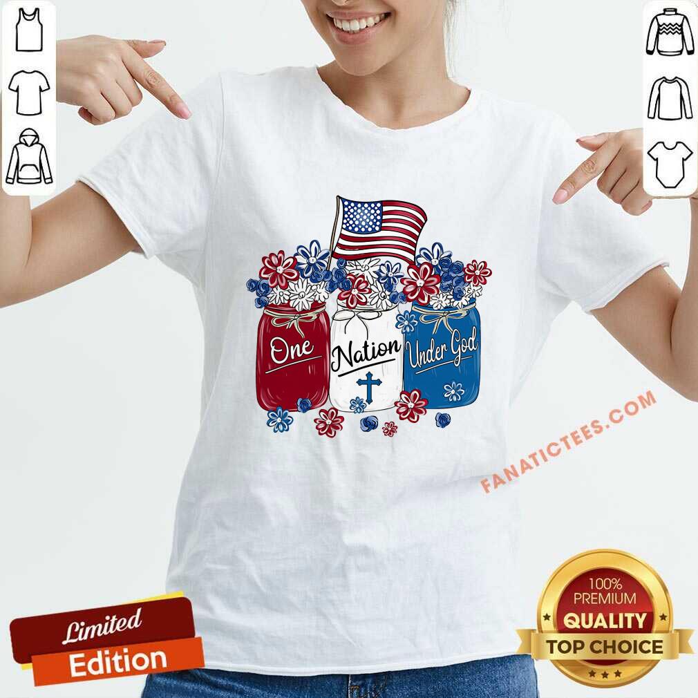 One Nation Under God American Flag Shirt
