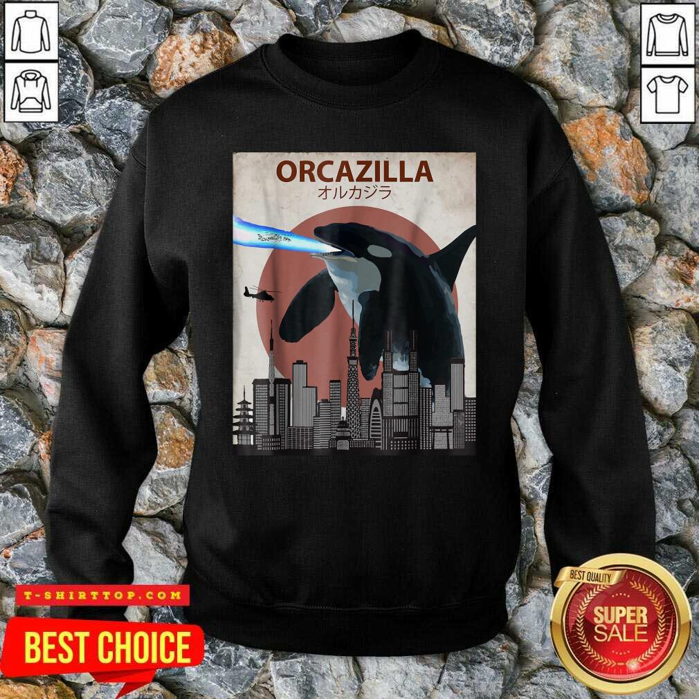 Orcazilla Killer Whale Orca Lovers Shirt