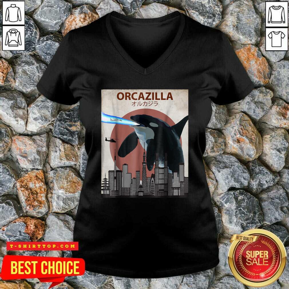 Orcazilla Killer Whale Orca Lovers Shirt