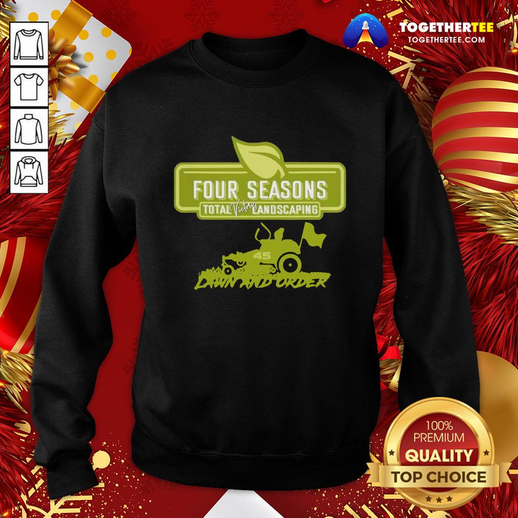 Original 45 Presidents Four Seasons Lawn And Order Shirt