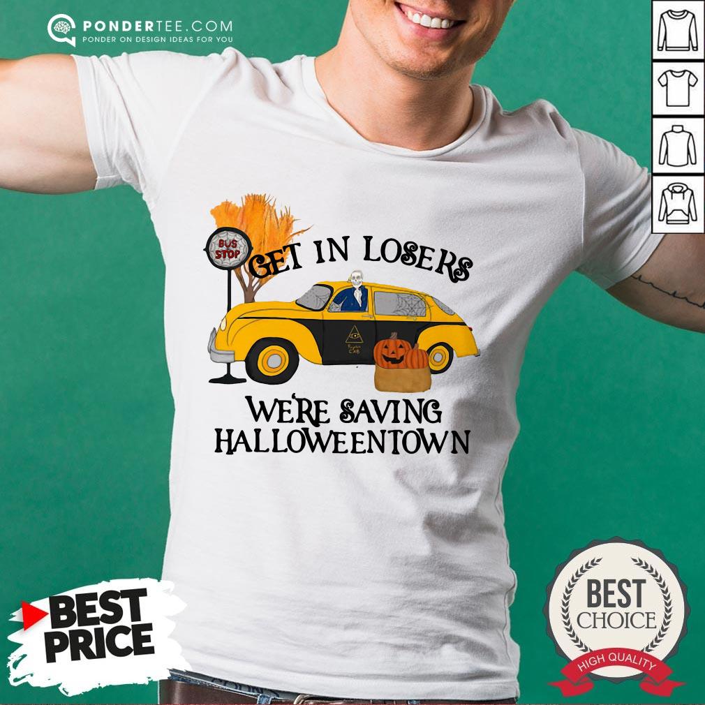 Original Benny Taxi Driver Get In Losers We're Saving Halloweentown Shirt