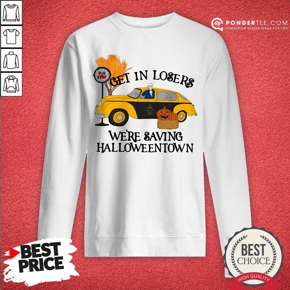 Original Benny Taxi Driver Get In Losers We're Saving Halloweentown Shirt