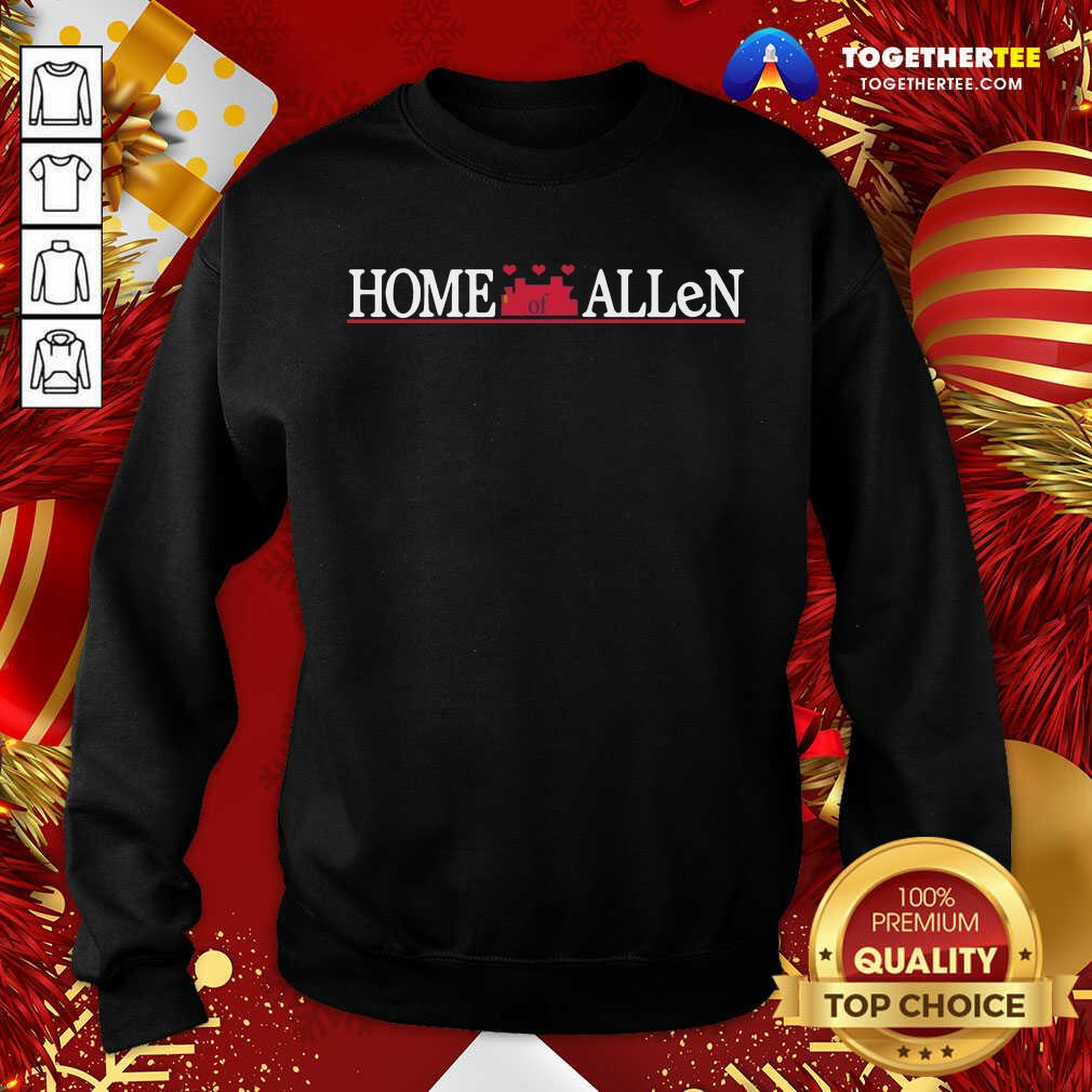 Original Buffalo Bills Home Of Allen Shirt