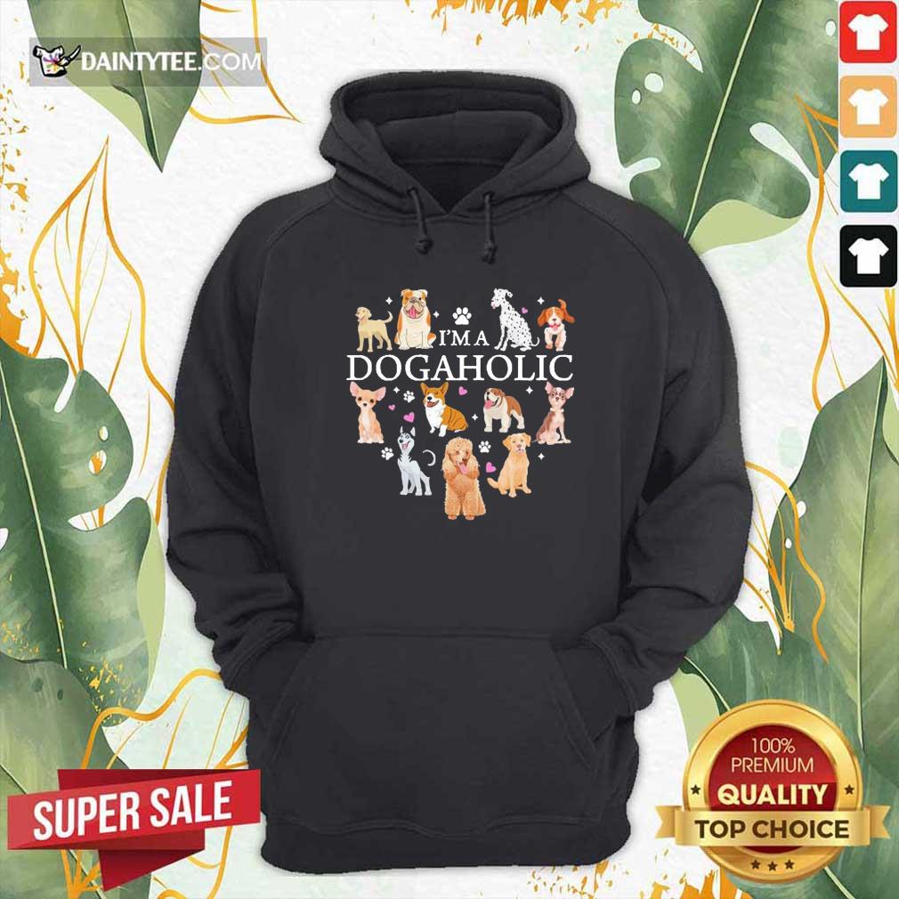 Original Im A Dogaholic Heart Tee Shirt