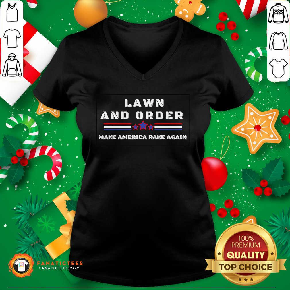 Original Lawn And Order Make America Rake Again Stars Vintage Shirt