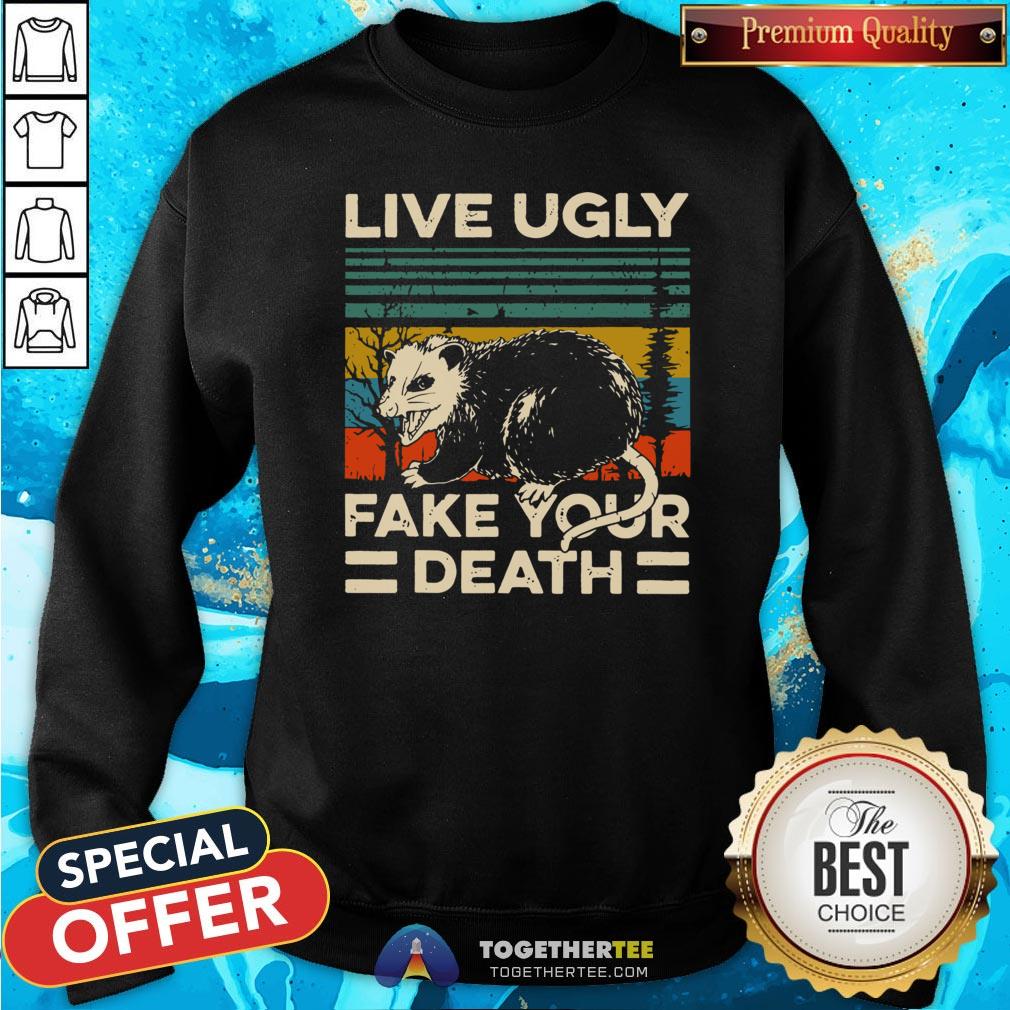 Original Live Ugly Fake Your Death Vintage Shirt