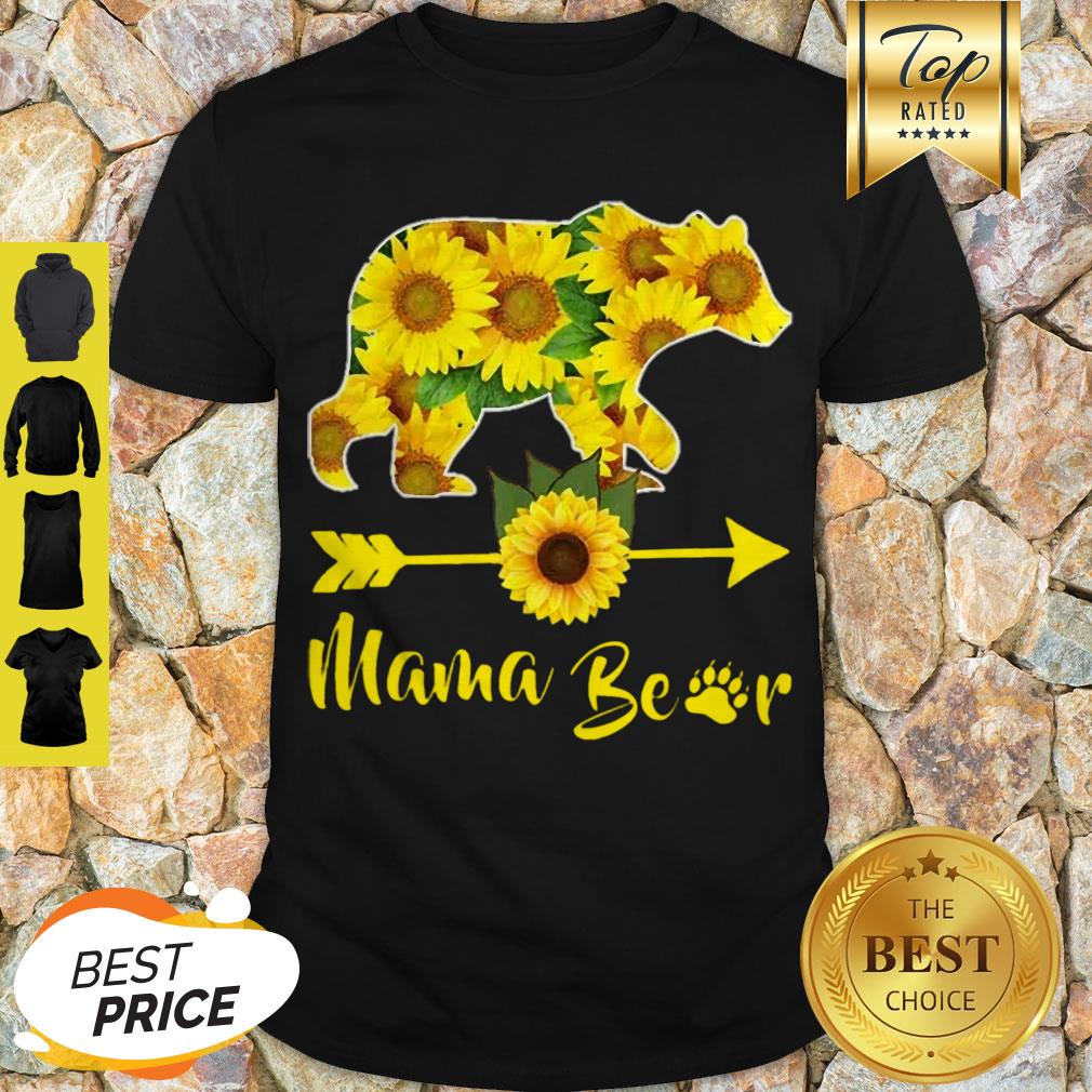 Original Mama Bear Sunflower Gift Funny Mothers Day Mom And Aunt Gift Shirt