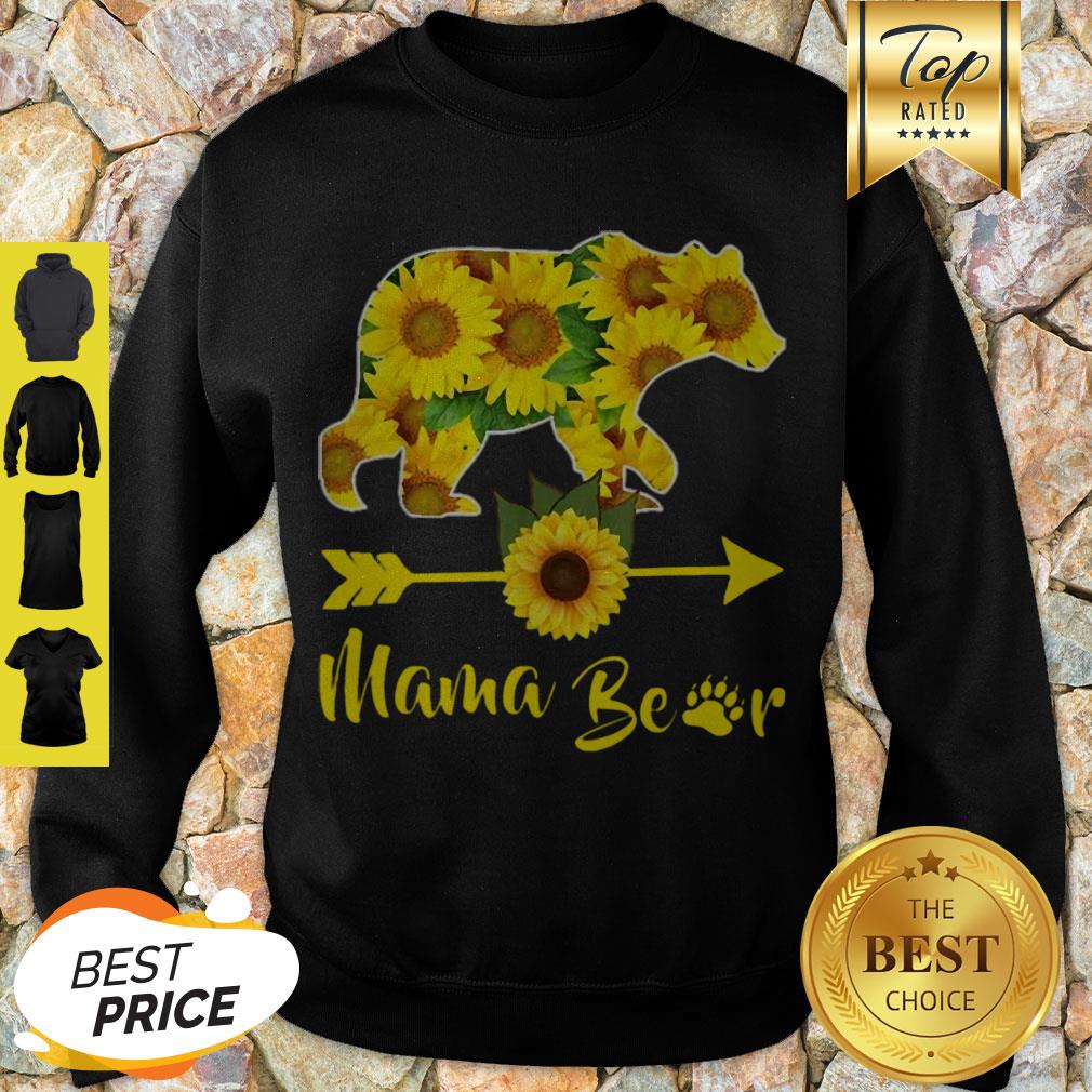 Original Mama Bear Sunflower Gift Funny Mothers Day Mom And Aunt Gift Shirt