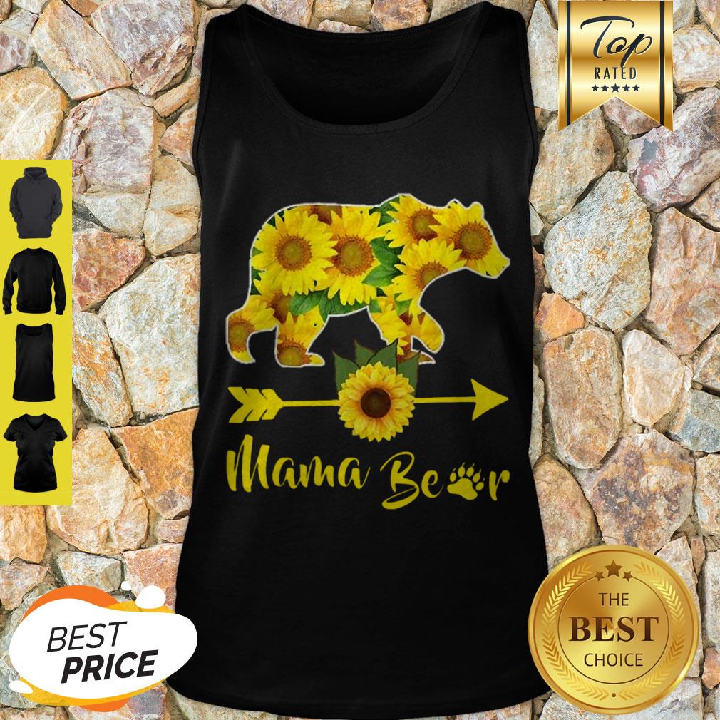 Original Mama Bear Sunflower Gift Funny Mothers Day Mom And Aunt Gift Shirt