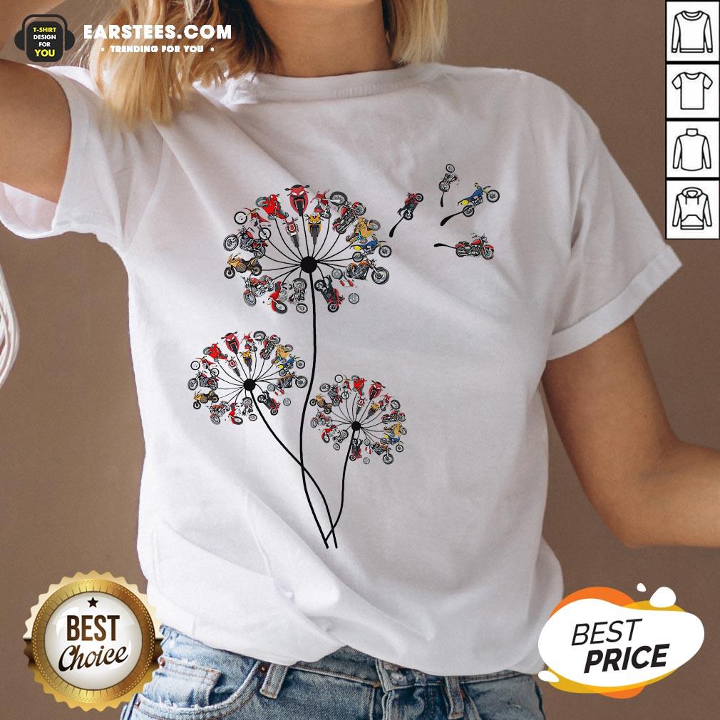 Original Motorcycle Lover Dandelion Shirt