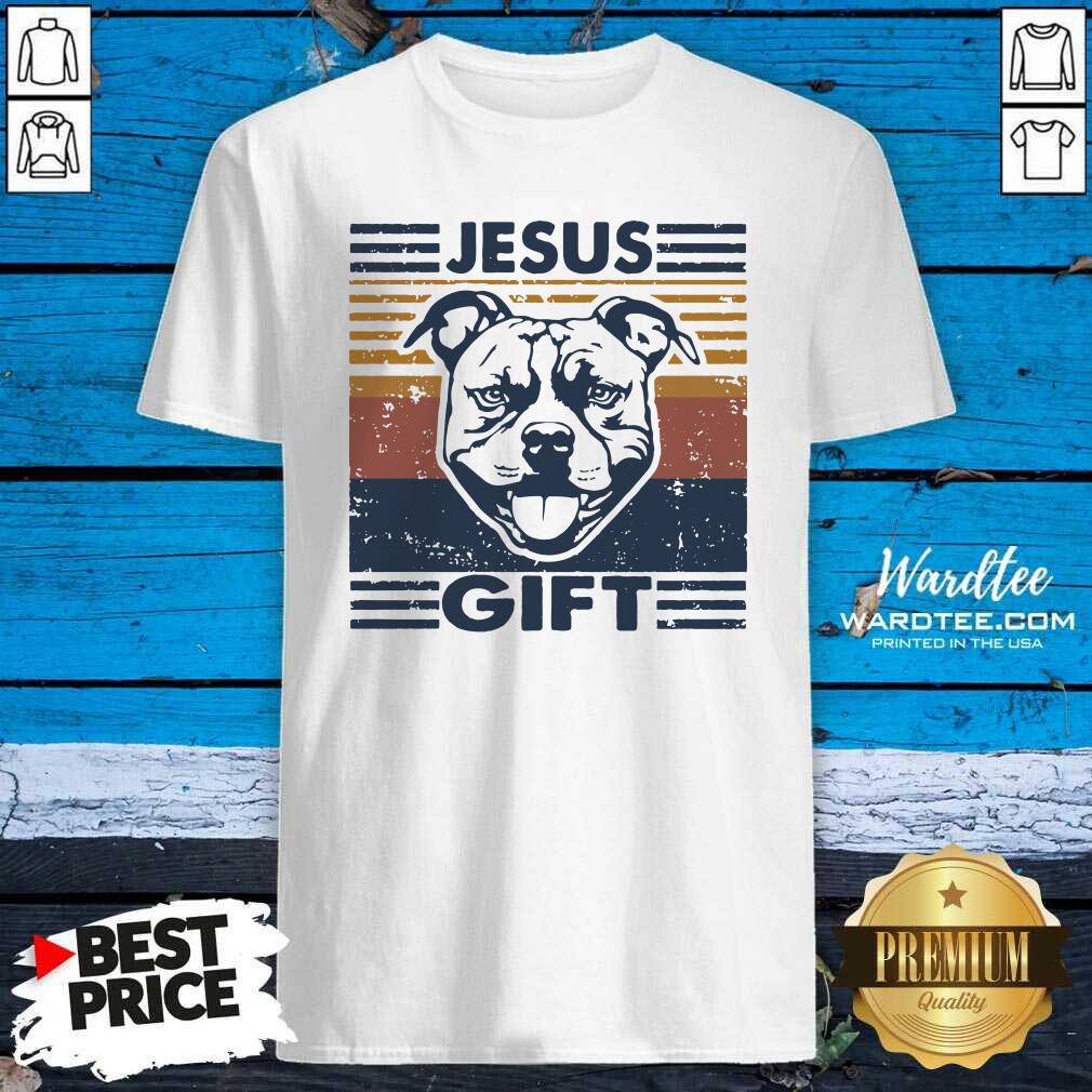 Original Pitbull Jesus Gift Vintage Shirt