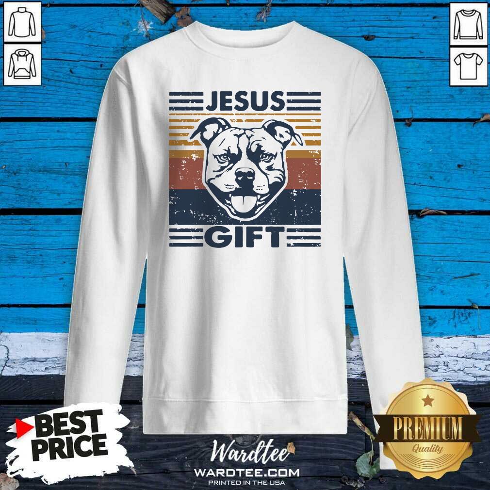 Original Pitbull Jesus Gift Vintage Shirt