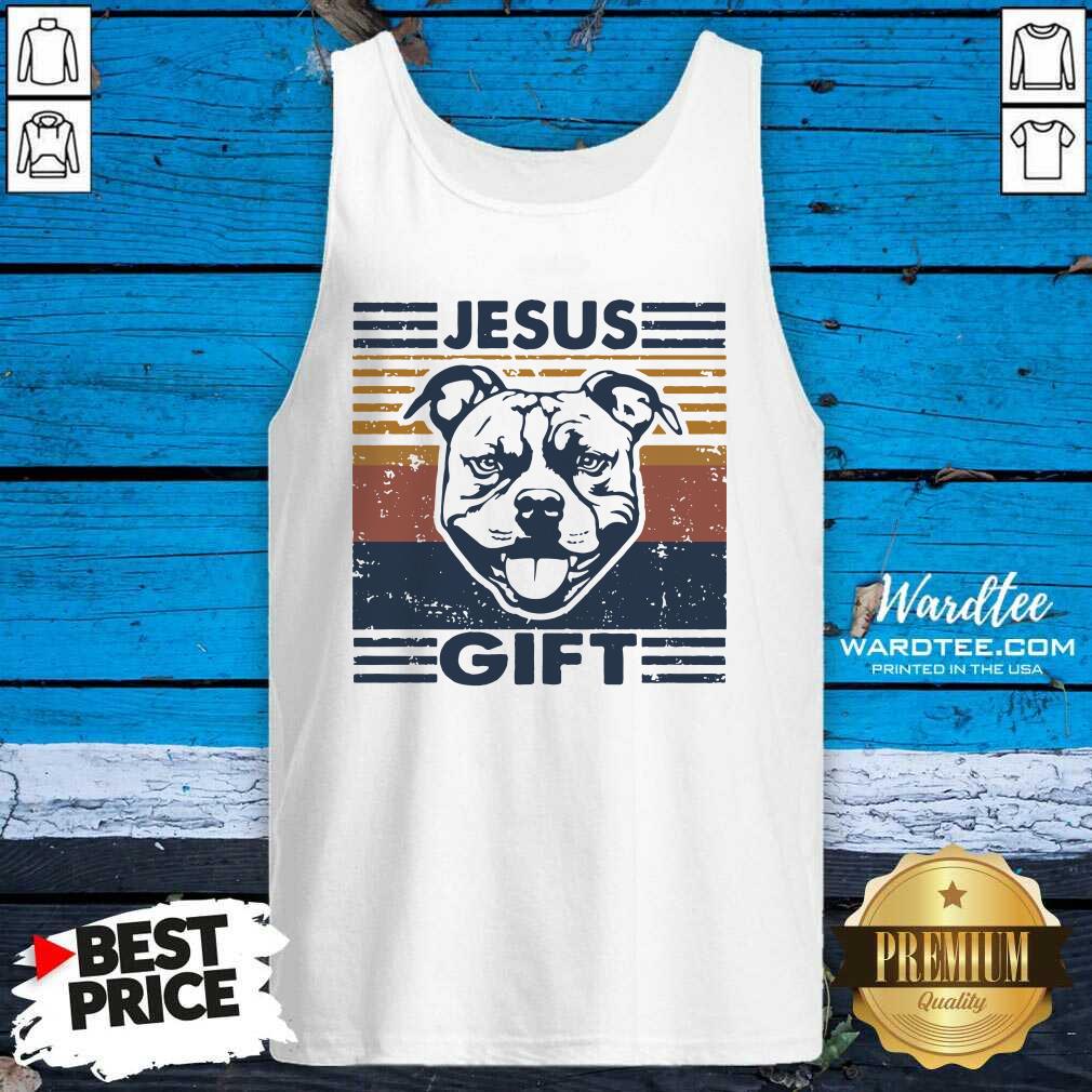 Original Pitbull Jesus Gift Vintage Shirt