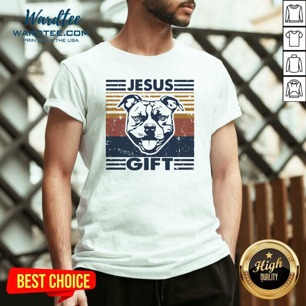 Original Pitbull Jesus Gift Vintage Shirt
