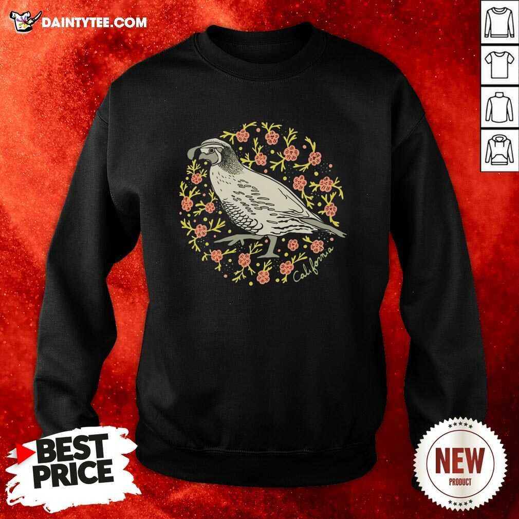 Original Poppy Quail Navy Varsity Shirt