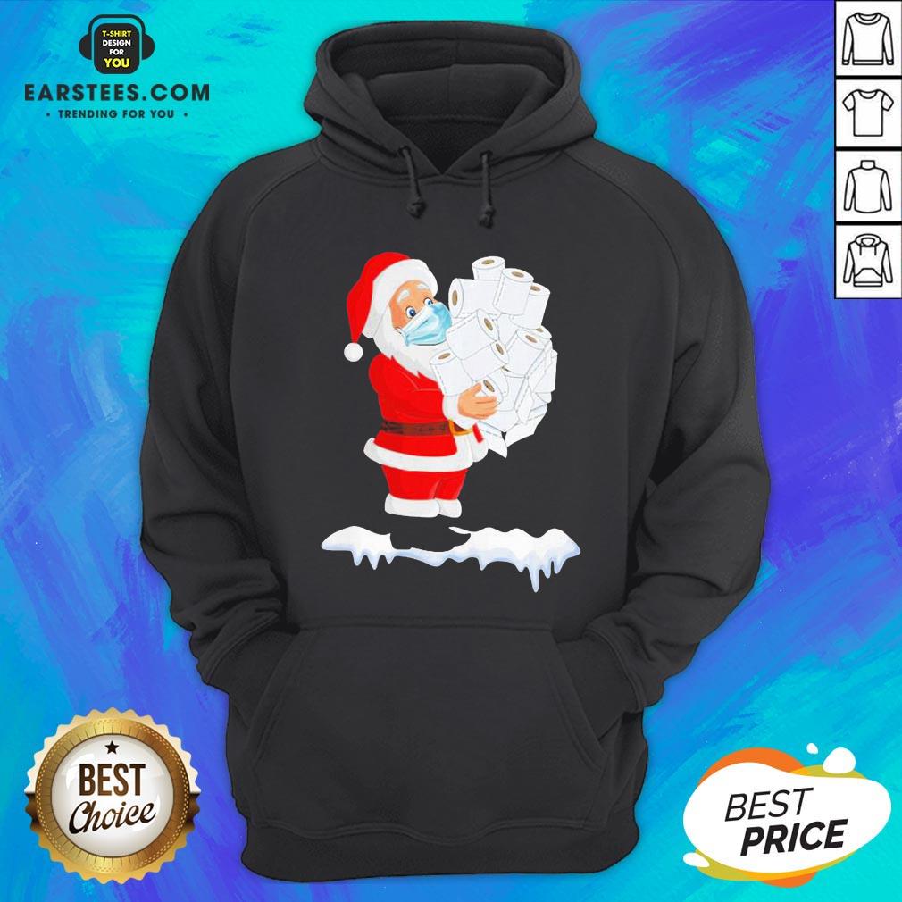 Original Santa Claus Christmas Toilet Paper Gift Quarantine Xmas 2020 Shirt